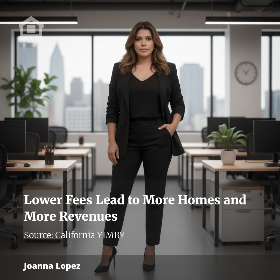 Lower Fees Lead to More Homes and More Revenues